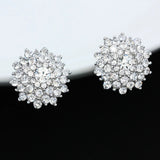 Luxury Sparkly Rhinestone Clip on Earrings