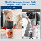 Electric Mason Jar Vacuum Sealer