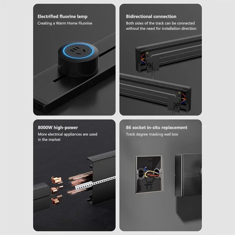 Power Track Socket - Home Kitchen Appliances